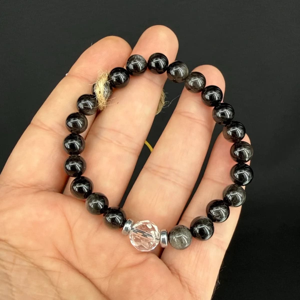 Obsidiyen Bileklik 8 mm