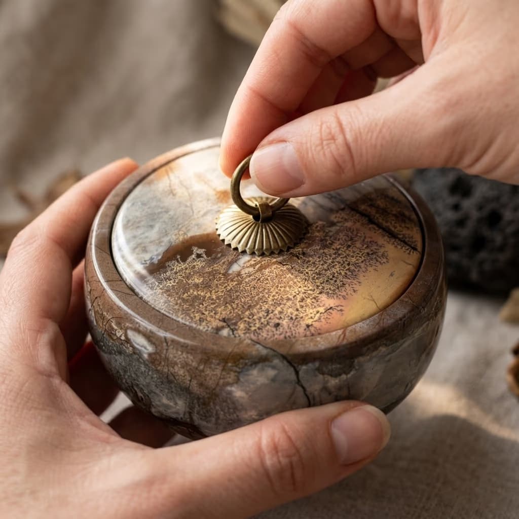 Picture Jasper Mücevher Kutusu