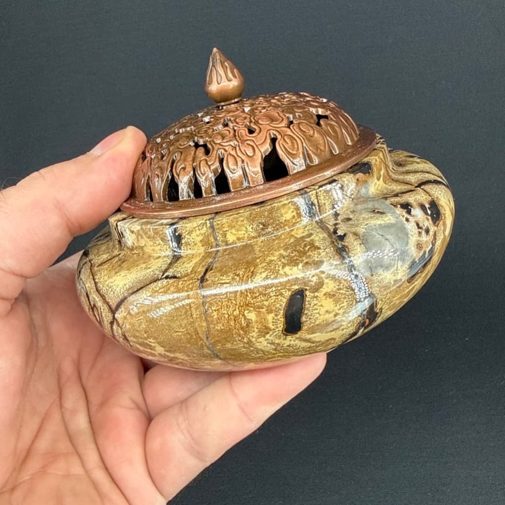 Picture Jasper Tütsülük İncele ve Satın Al Picture Jasper Tütsülük - Orijinal Doğal Taş ve Şifa Kristali Görsel 1