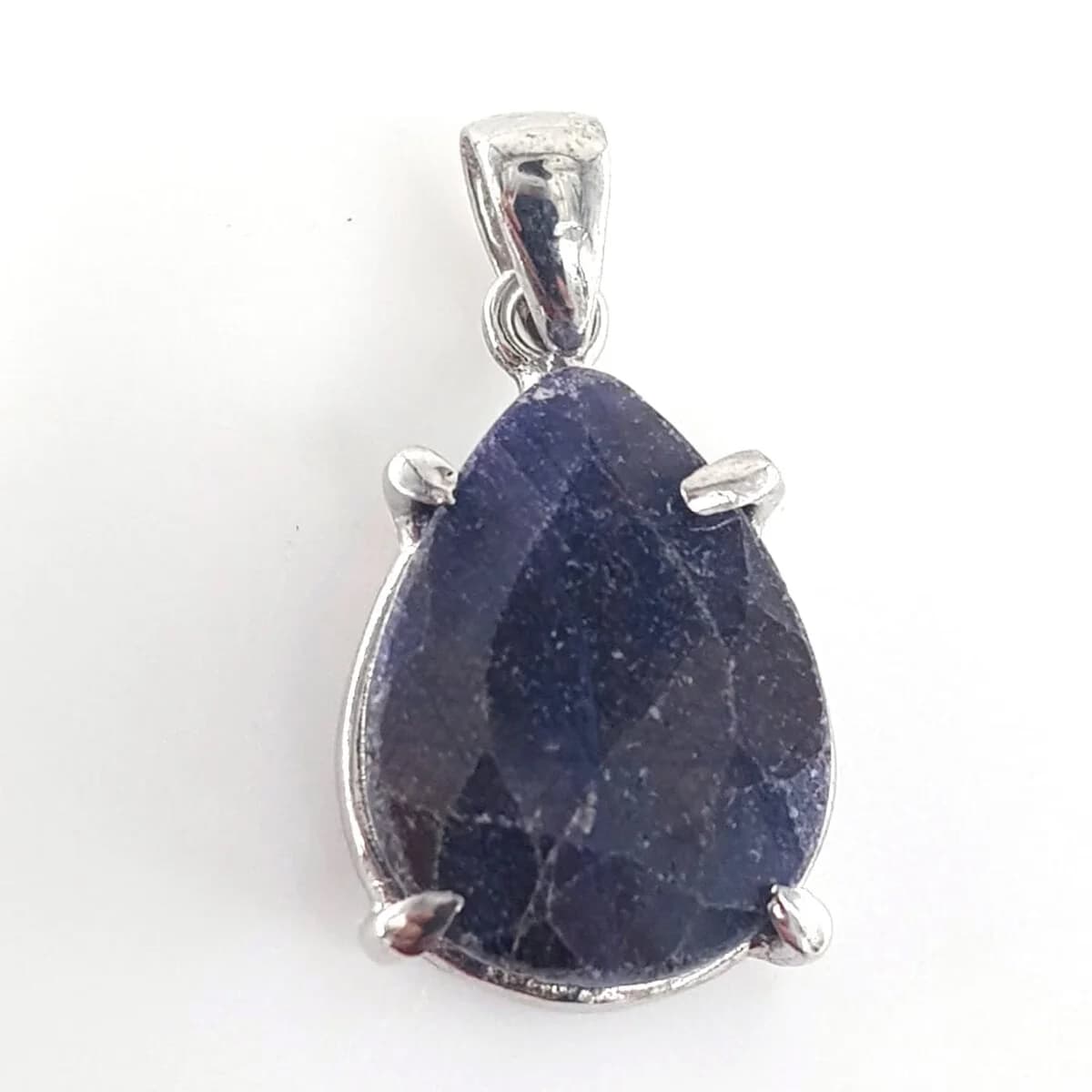 Safir Kolye Ucu (Gümüş)