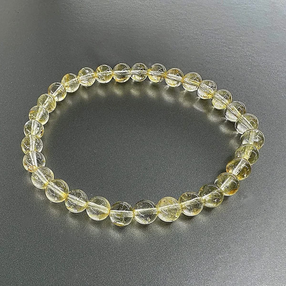 Sarı Topaz Bileklik 6mm