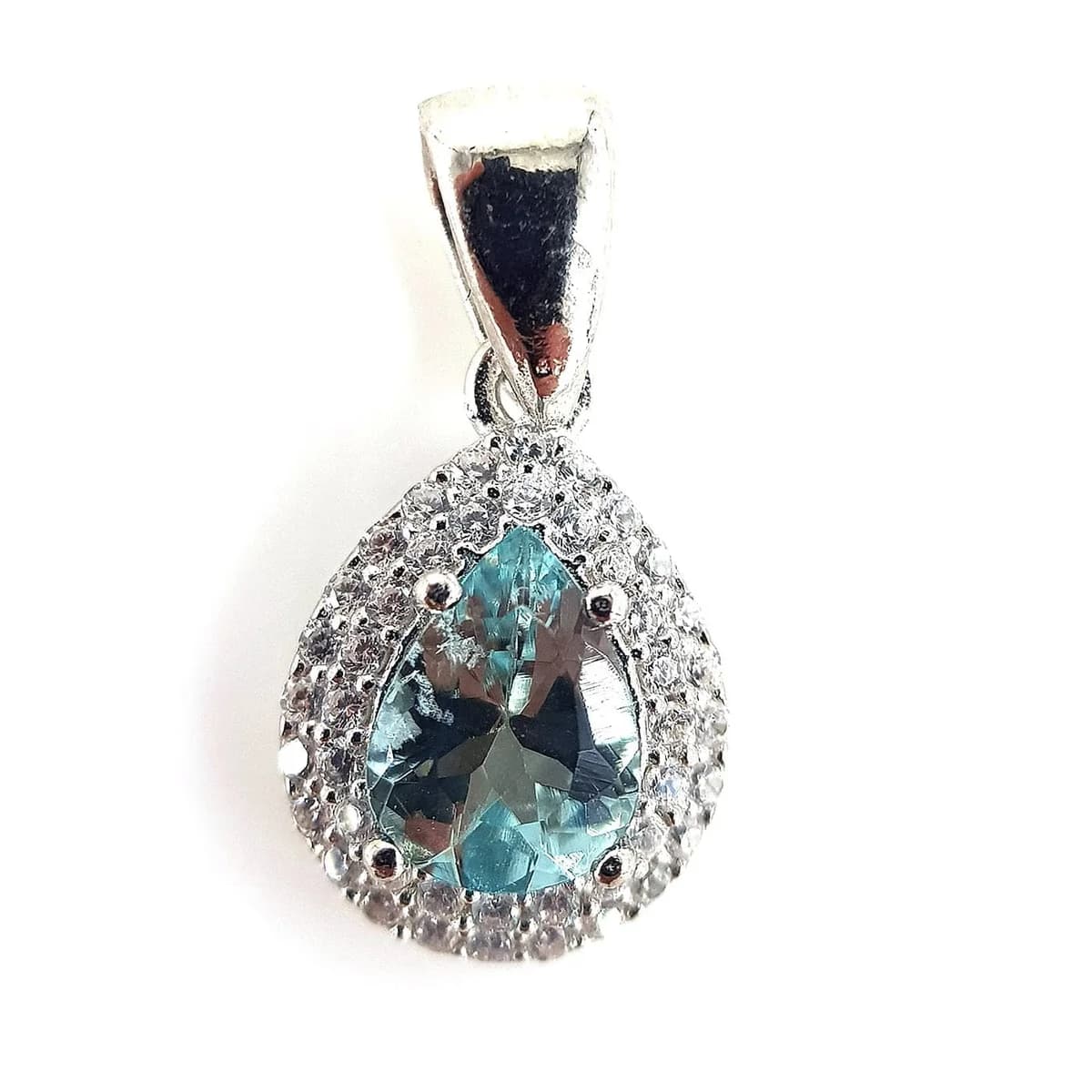 Topaz Kolye Ucu (Gümüş)