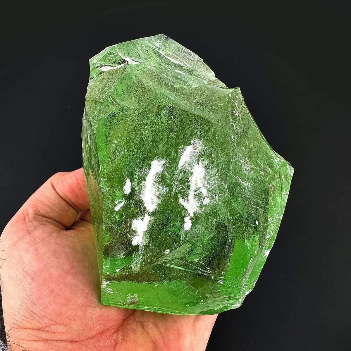 Yeşil Obsidiyen Ham Taş