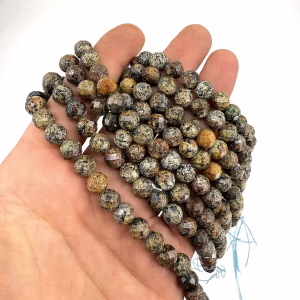 Afrika Turkuaz Dizi Faset 8mm - Orijinal Şifalı Kristal - Görsel 1