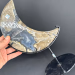 Akik Ay Obje Orijinal Kristal Detay Görseli 4