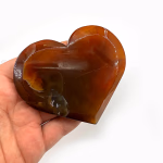 Akik Kalp Obje Orijinal Kristal Detay Görseli 2