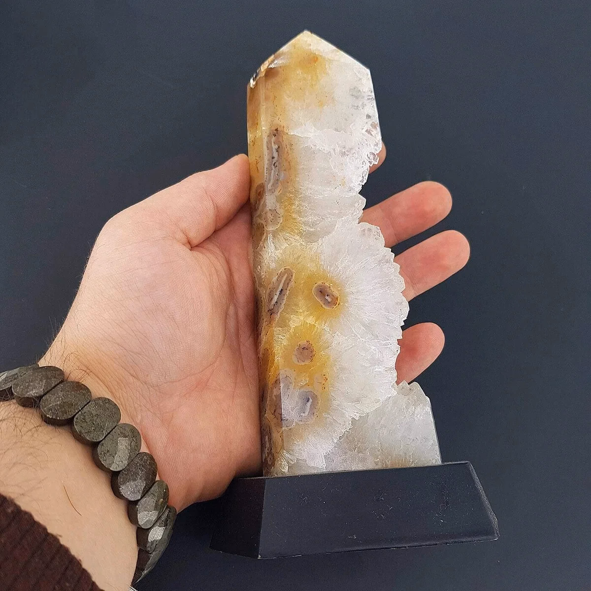 Akik Kristal Kuvars Standlı