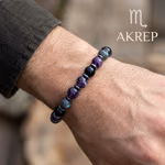 Akrep Burcu Unisex Bileklik 8mm Orijinal Kristal Detay Görseli 4