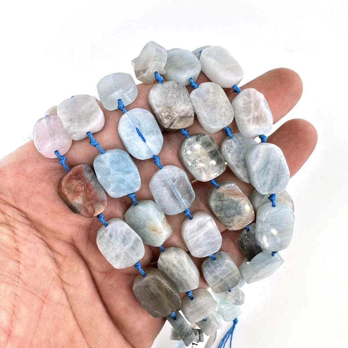 Akuamarin Dizi 15x12x5mm İncele ve Satın Al Akuamarin Dizi 15x12x5mm - Orijinal Doğal Taş ve Şifa Kristali Görsel 1