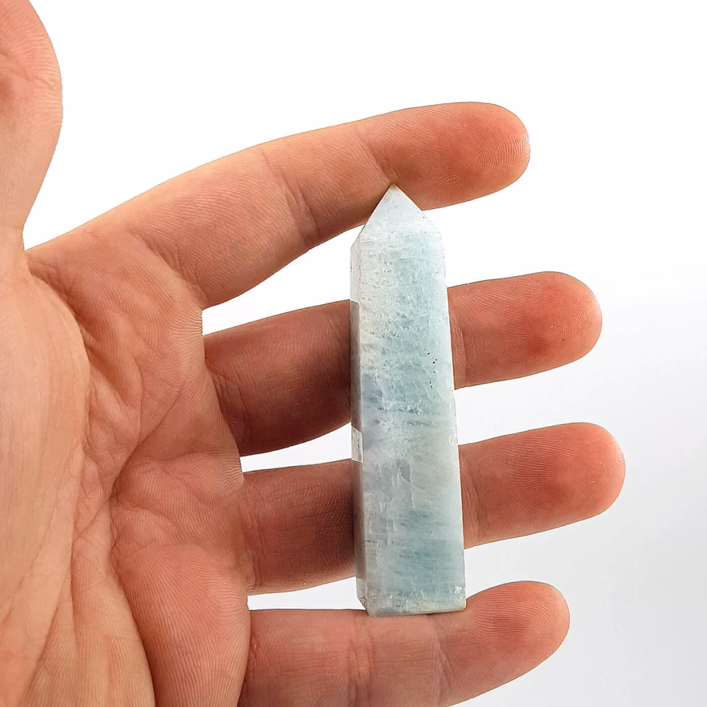 Akuamarin Obelisk İncele ve Satın Al Akuamarin Obelisk - Orijinal Doğal Taş ve Şifa Kristali Görsel 1