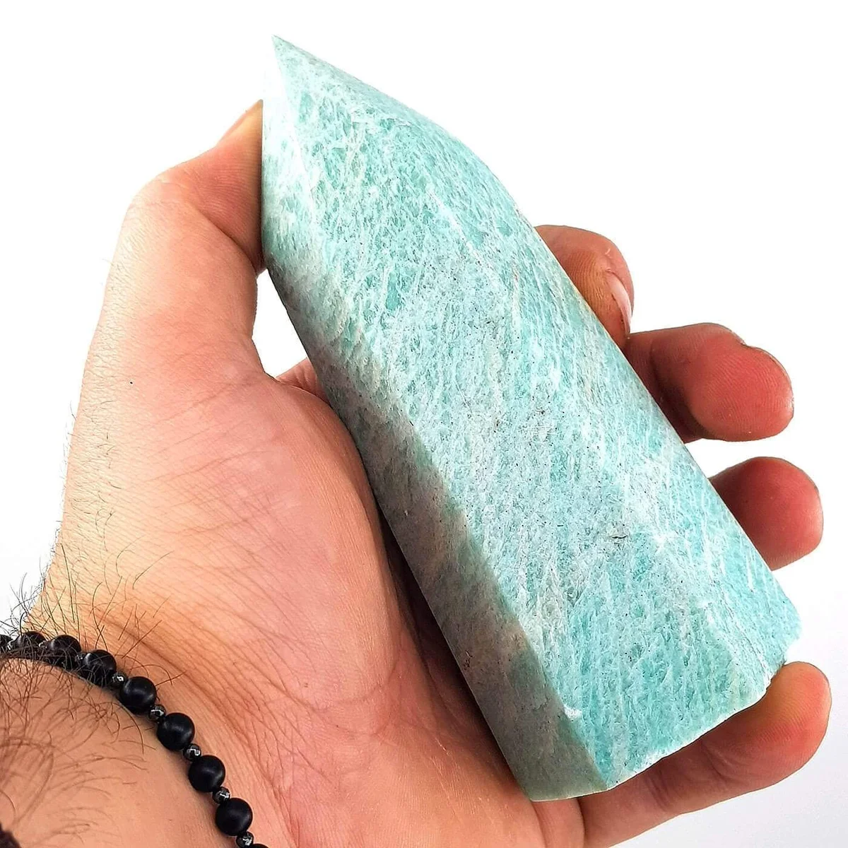 Amazonit Obelisk İncele ve Satın Al Amazonit Obelisk - Orijinal Doğal Taş ve Şifa Kristali Görsel 1