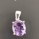 Ametist Kolye Ucu (Gümüş) Orijinal Kristal Detay Görseli 2