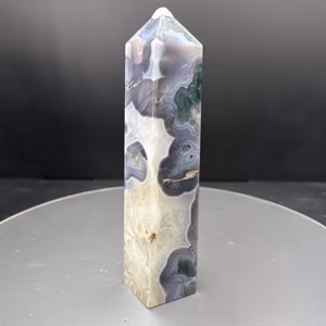Ametist Obelisk - Orijinal Şifalı Kristal - Görsel 1