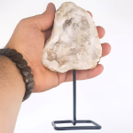 Apofilit (Zeolit) (Standlı) Orijinal Kristal Detay Görseli 2
