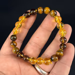Aslan Burcu Unisex Bileklik 8mm Orijinal Kristal Detay Görseli 2