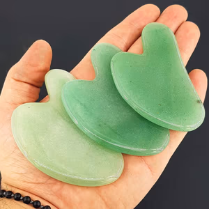 Aventurin Gua Sha - Orijinal Şifalı Kristal - Görsel 1