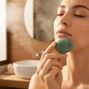 Aventurin Mini Spa Taşı - Orijinal Şifalı Kristal - Görsel 2