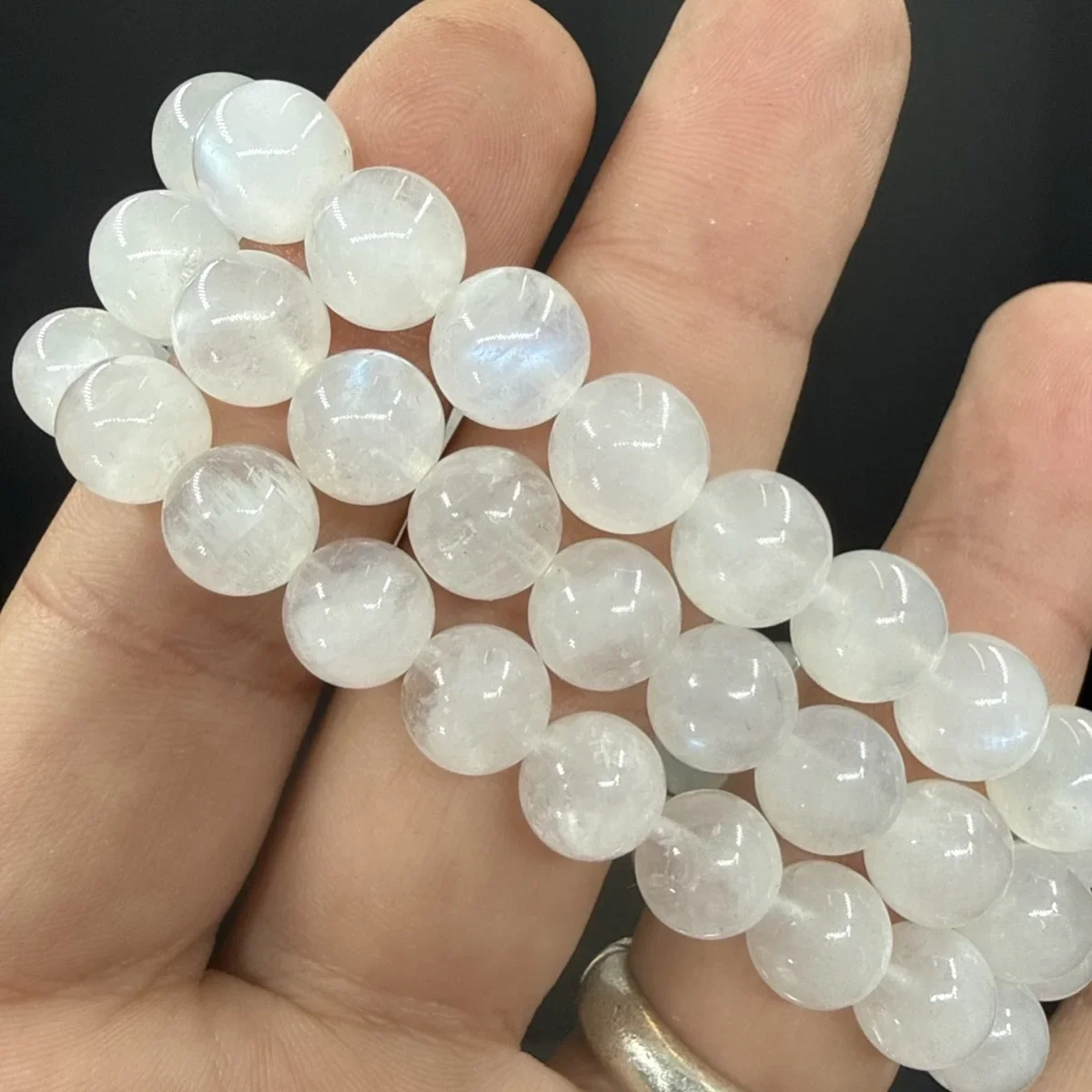 Aytaşı Bileklik 9 mm AAA - Orijinal Şifalı Kristal - Görsel 2