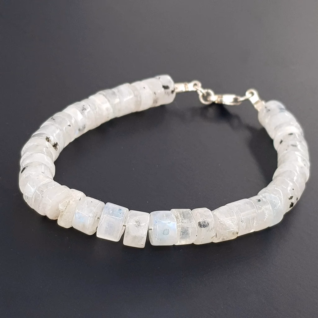 Aytaşı Bileklik Rondela (Gümüş) 6mm İncele ve Satın Al Aytaşı Bileklik Rondela (Gümüş) 6mm - Orijinal Doğal Taş ve Şifa Kristali Görsel 1