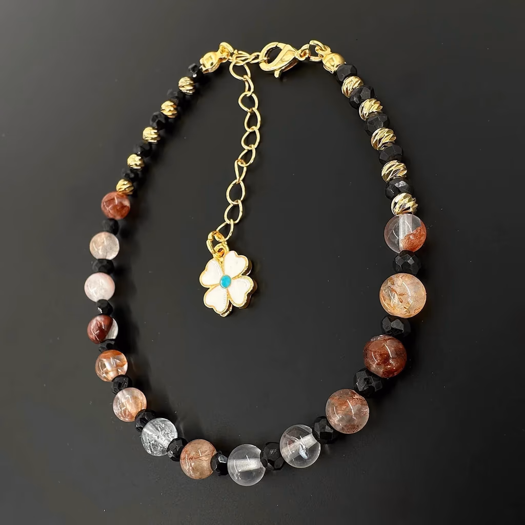 Azeztulit, Spinel Halhal 6mm İncele ve Satın Al Azeztulit, Spinel Halhal 6mm - Orijinal Doğal Taş ve Şifa Kristali Görsel 1