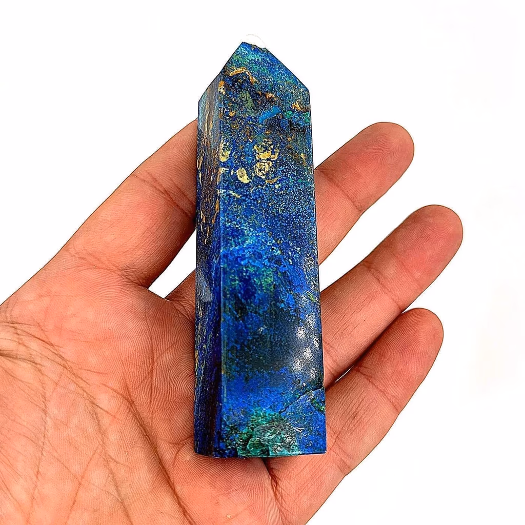 Azurit Obelisk İncele ve Satın Al Azurit Obelisk - Orijinal Doğal Taş ve Şifa Kristali Görsel 1