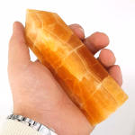 Bal Kalsit Obelisk Orijinal Kristal Detay Görseli 2