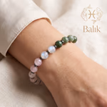 Balık Burcu Unisex Bileklik 8mm Orijinal Kristal Detay Görseli 2