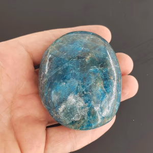 Blue Apatit Spa Taşı - Orijinal Şifalı Kristal - Görsel 1