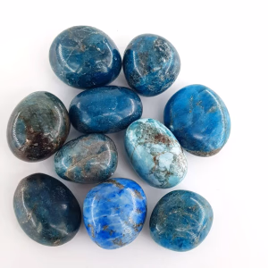 Blue Apatit Tımbıl - Orijinal Şifalı Kristal - Görsel 1
