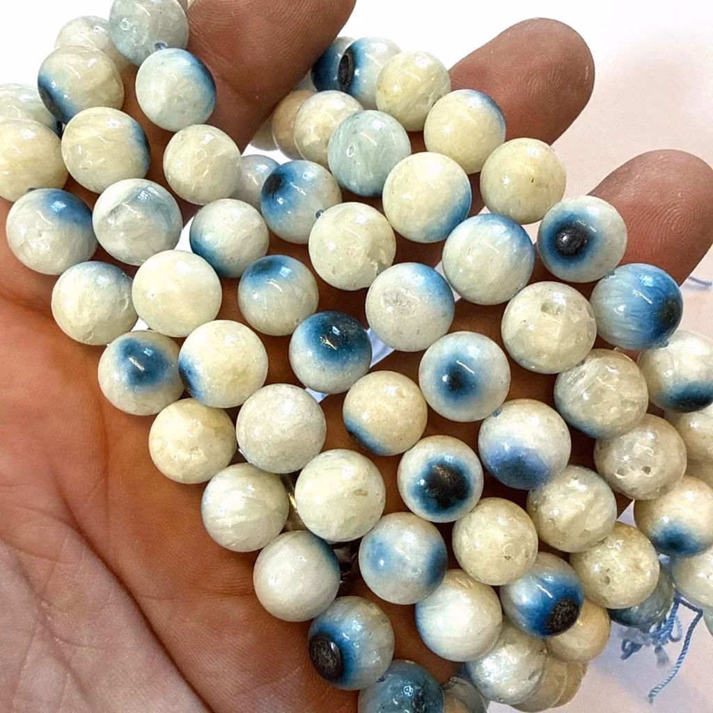 Blue Ice Glacierite Dizi 10 mm İncele ve Satın Al Blue Ice Glacierite Dizi 10 mm - Orijinal Doğal Taş ve Şifa Kristali Görsel 1