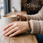 Boğa Burcu Unisex Bileklik 8mm Orijinal Kristal Detay Görseli 5