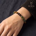 Boğa Burcu Unisex Bileklik 8mm Orijinal Kristal Detay Görseli 7