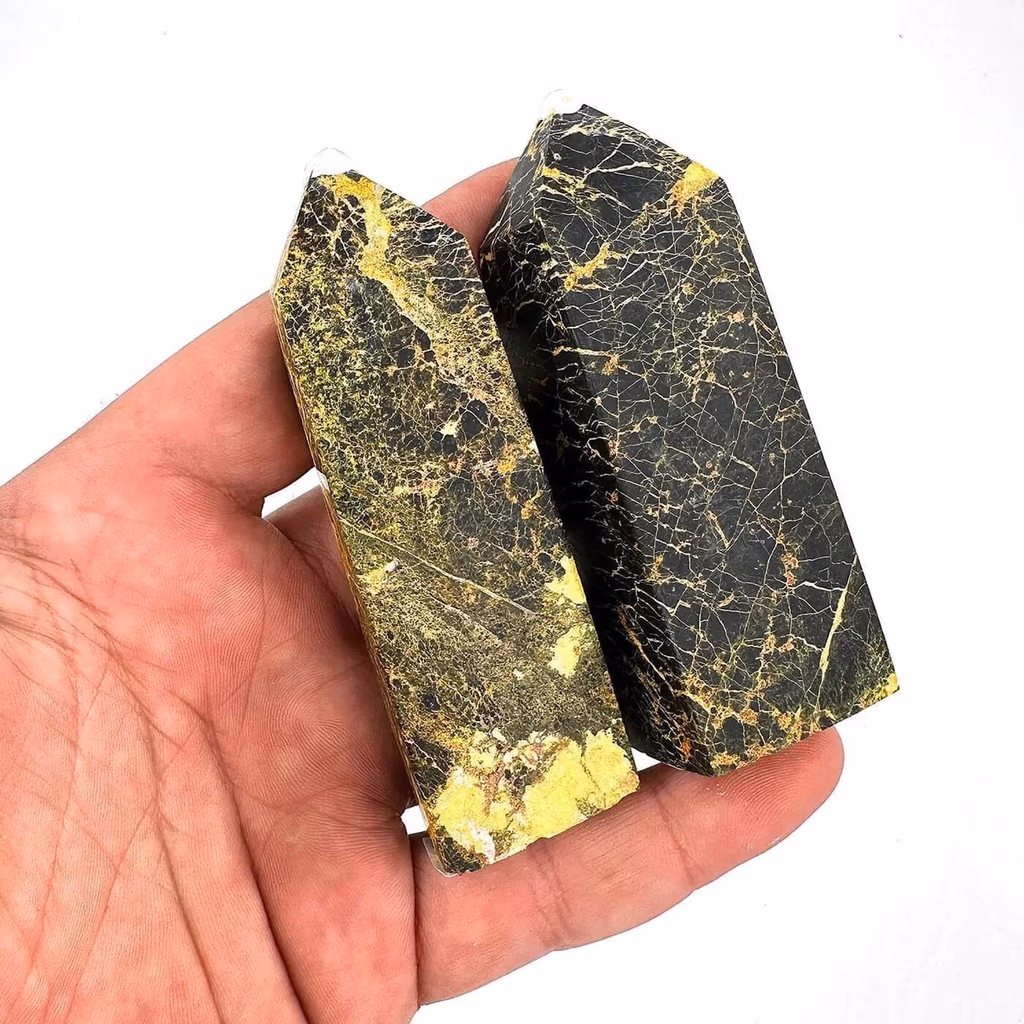 Bumblebee Jasper Obelisk İncele ve Satın Al Bumblebee Jasper Obelisk - Orijinal Doğal Taş ve Şifa Kristali Görsel 1