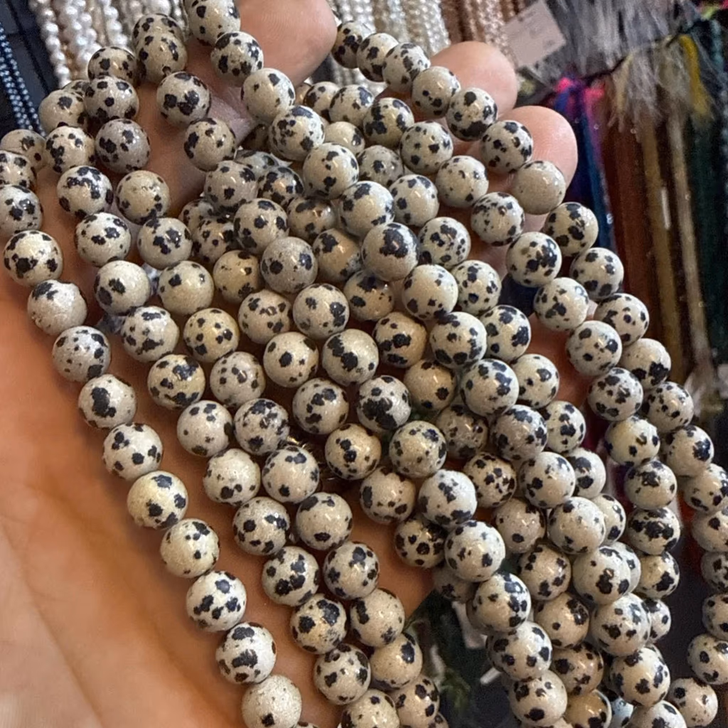 Dalmaçya Jasper 8 mm İncele ve Satın Al Dalmaçya Jasper 8 mm - Orijinal Doğal Taş ve Şifa Kristali Görsel 1