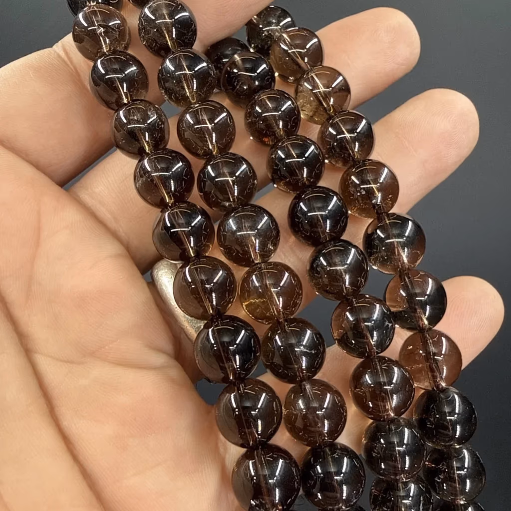 Dumanlı Kuvars Dizi 10 mm İncele ve Satın Al Dumanlı Kuvars Dizi 10 mm - Orijinal Doğal Taş ve Şifa Kristali Görsel 1
