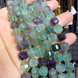 Florit Küp Dizi 10 mm - Orijinal Şifalı Kristal - Görsel 2