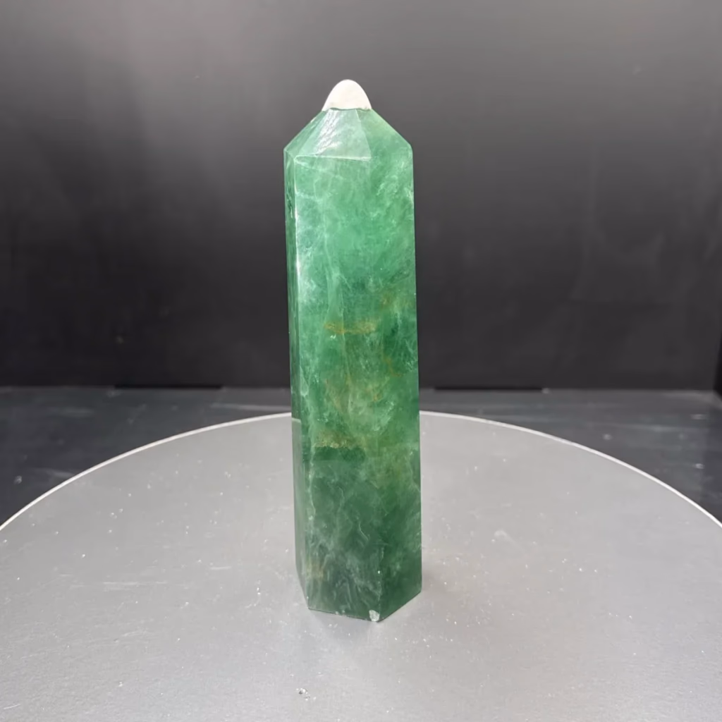 Florit Obelisk - Orijinal Doğal Taş ve Şifa Kristali Görsel 1