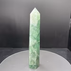 Florit Obelisk - Orijinal Şifalı Kristal - Görsel 2
