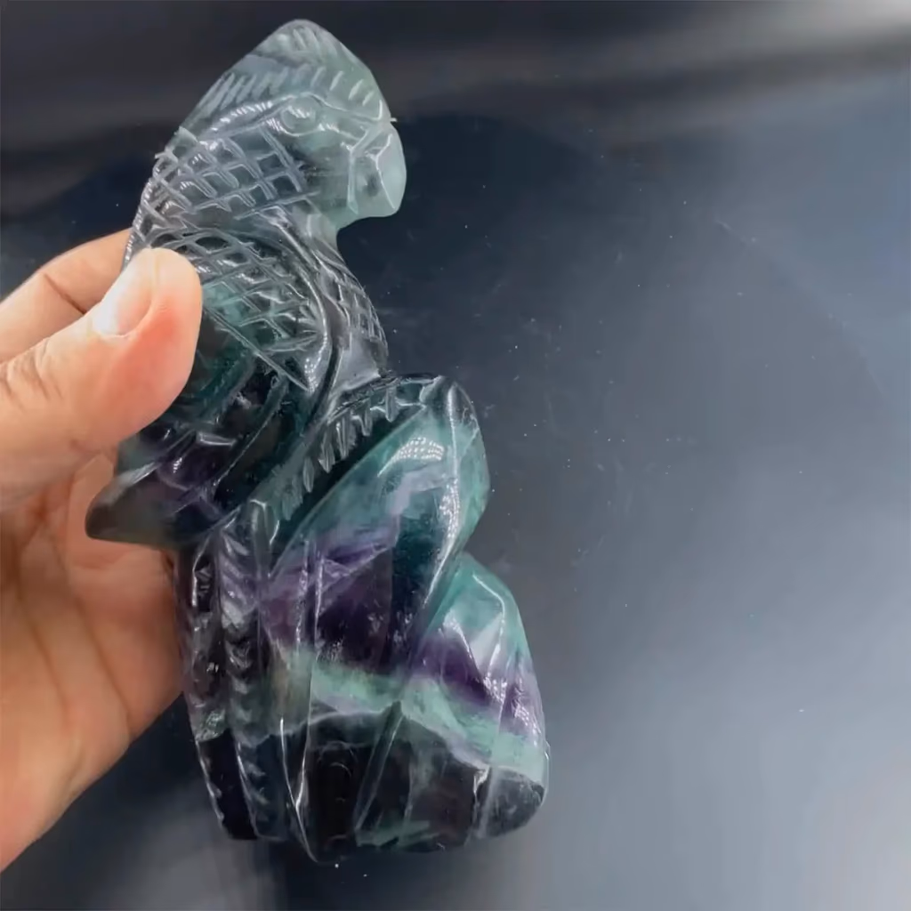 Florit Papağan Obje İncele ve Satın Al Florit Papağan Obje - Orijinal Doğal Taş ve Şifa Kristali Görsel 1
