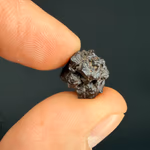 Flower Carbonado  Siyah Elmas S Boy Orijinal Kristal Detay Görseli 2