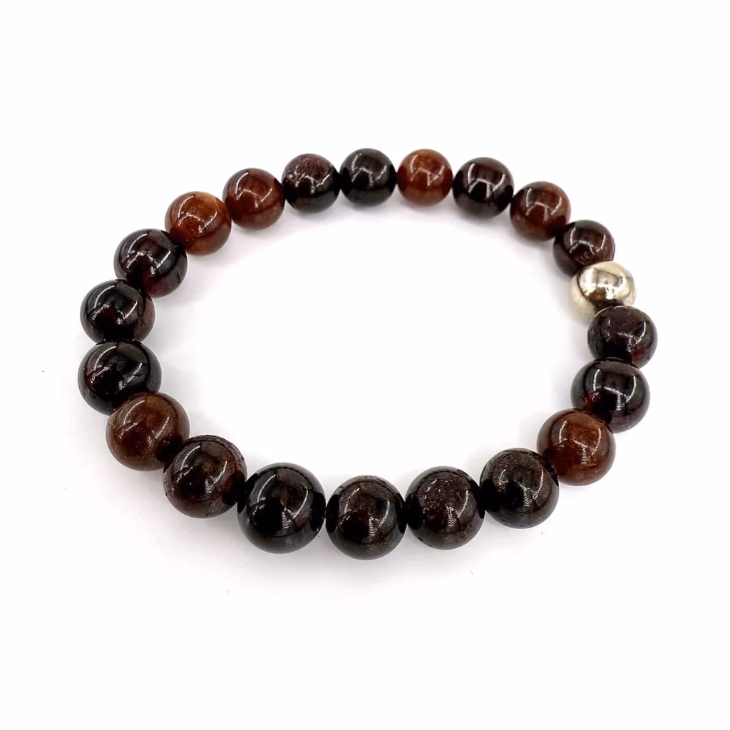 Garnet Bileklik 10mm İncele ve Satın Al Garnet Bileklik 10mm - Orijinal Doğal Taş ve Şifa Kristali Görsel 1
