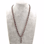Garnet Kolye (Gümüş) Orijinal Kristal Detay Görseli 2
