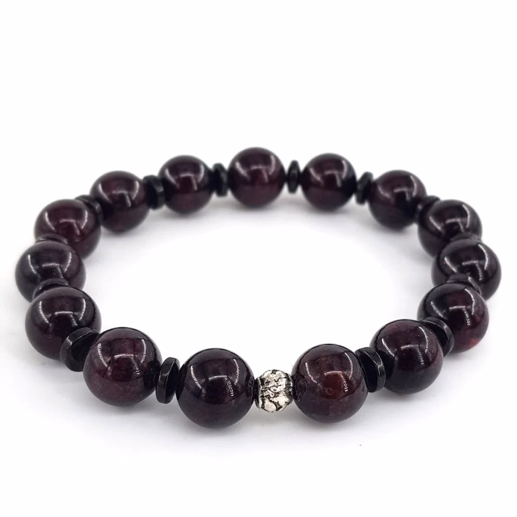 Garnet (Lal) Bileklik 10mm İncele ve Satın Al Garnet (Lal) Bileklik 10mm - Orijinal Doğal Taş ve Şifa Kristali Görsel 1