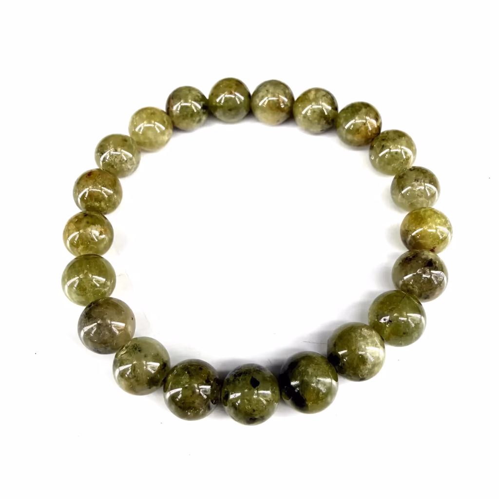 Garnet Yeşil Bileklik 8mm AAA İncele ve Satın Al Garnet Yeşil Bileklik 8mm AAA - Orijinal Doğal Taş ve Şifa Kristali Görsel 1