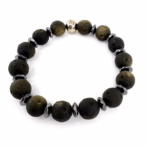 Gold Obsidiyen Bileklik 10mm - Orijinal Şifalı Kristal - Görsel 1
