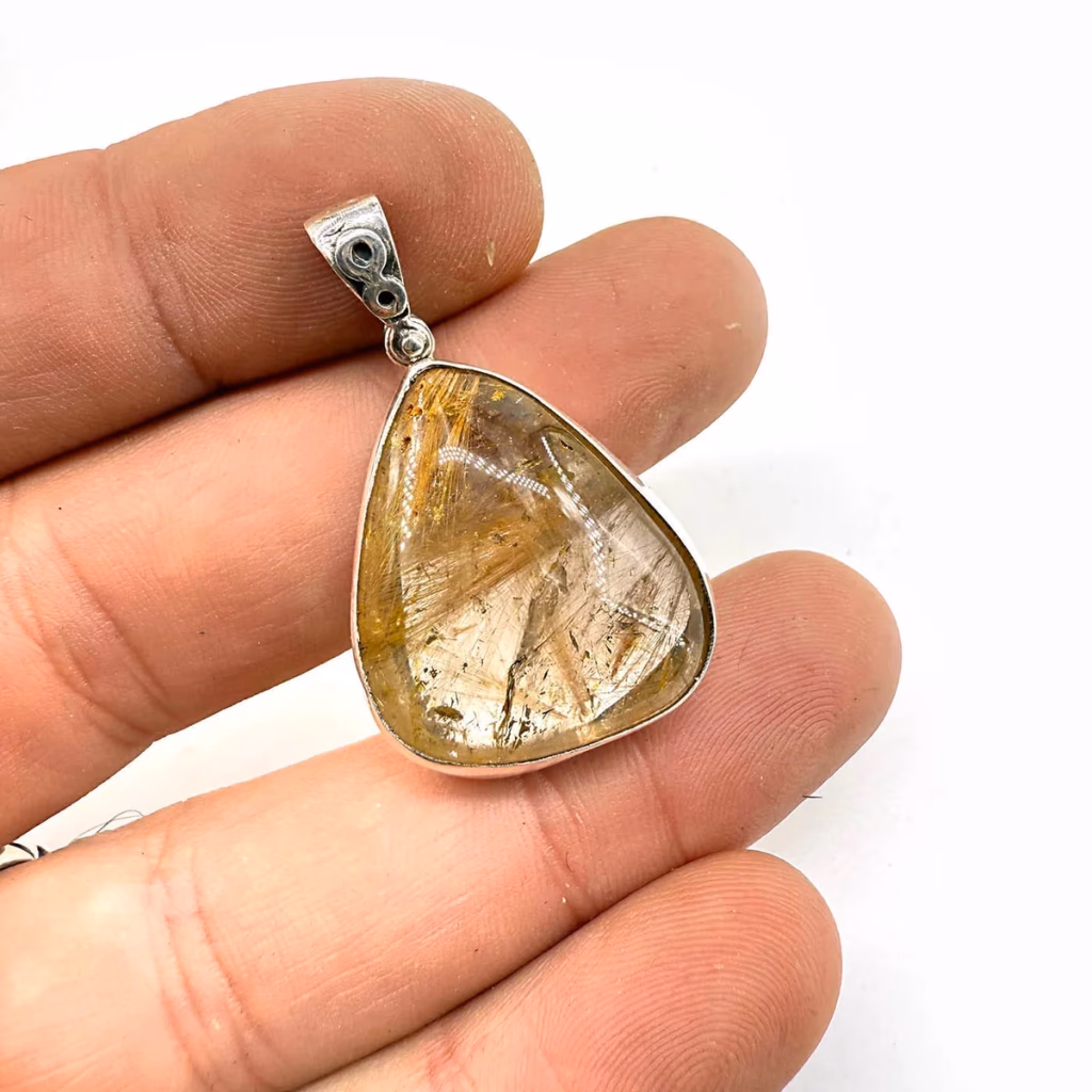 Golden Healer Kolye Ucu Gümüş İncele ve Satın Al Golden Healer Kolye Ucu Gümüş - Orijinal Doğal Taş ve Şifa Kristali Görsel 1