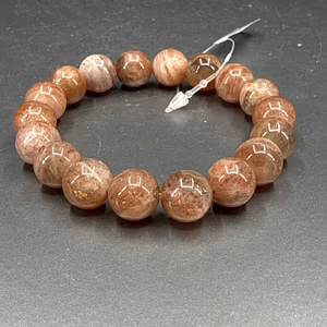Güneştaşı Bileklik 10 mm - Orijinal Şifalı Kristal - Görsel 1