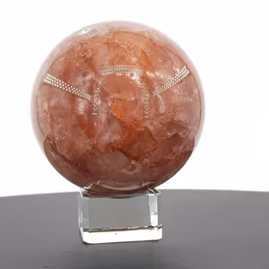 Hematoid Kuvars Küre - Orijinal Şifalı Kristal - Görsel 2