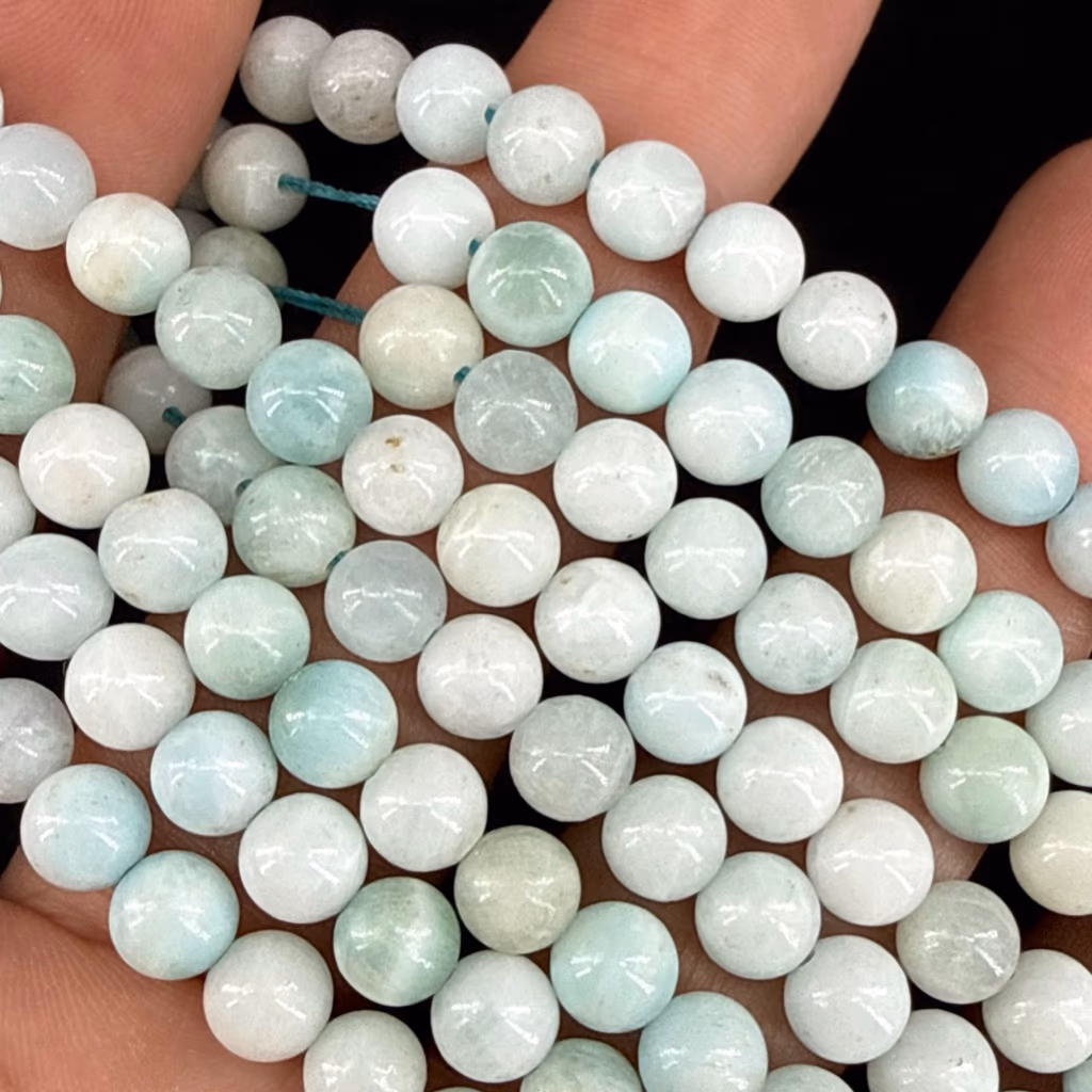 Hemimorfit Dizi 6mm AAA - Orijinal Doğal Taş ve Şifa Kristali Görsel 1