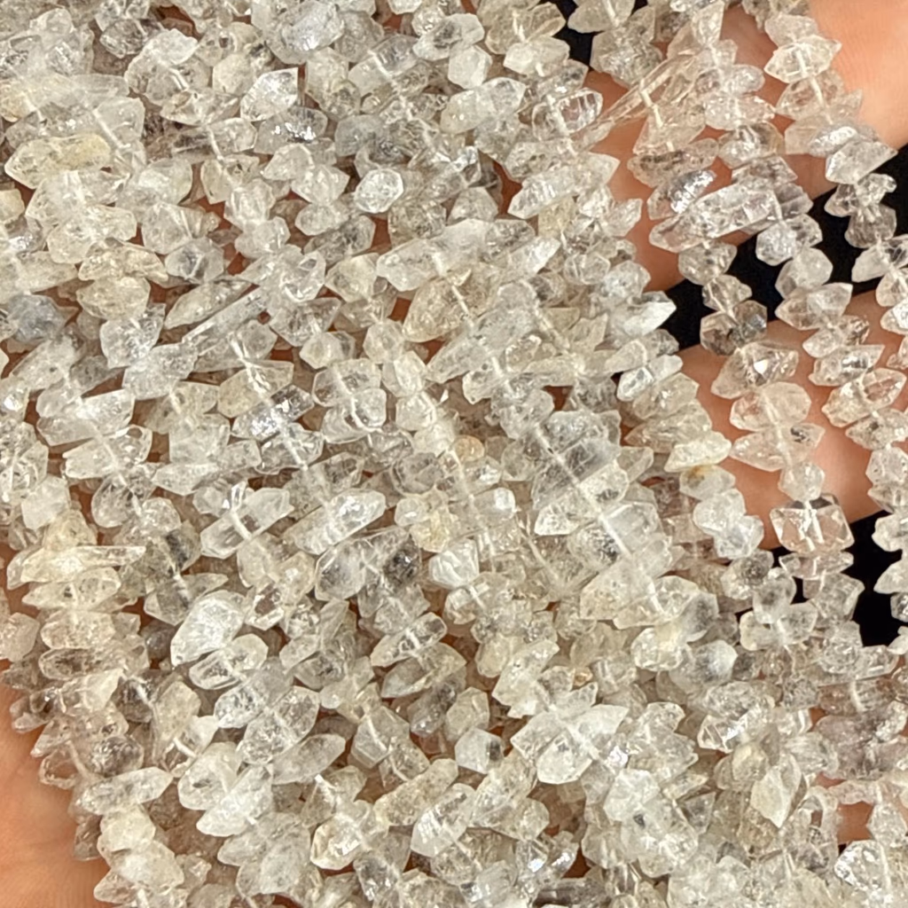 Herkimer Elmas Dizi 7x4mm AA+ İncele ve Satın Al Herkimer Elmas Dizi 7x4mm AA+ - Orijinal Doğal Taş ve Şifa Kristali Görsel 1